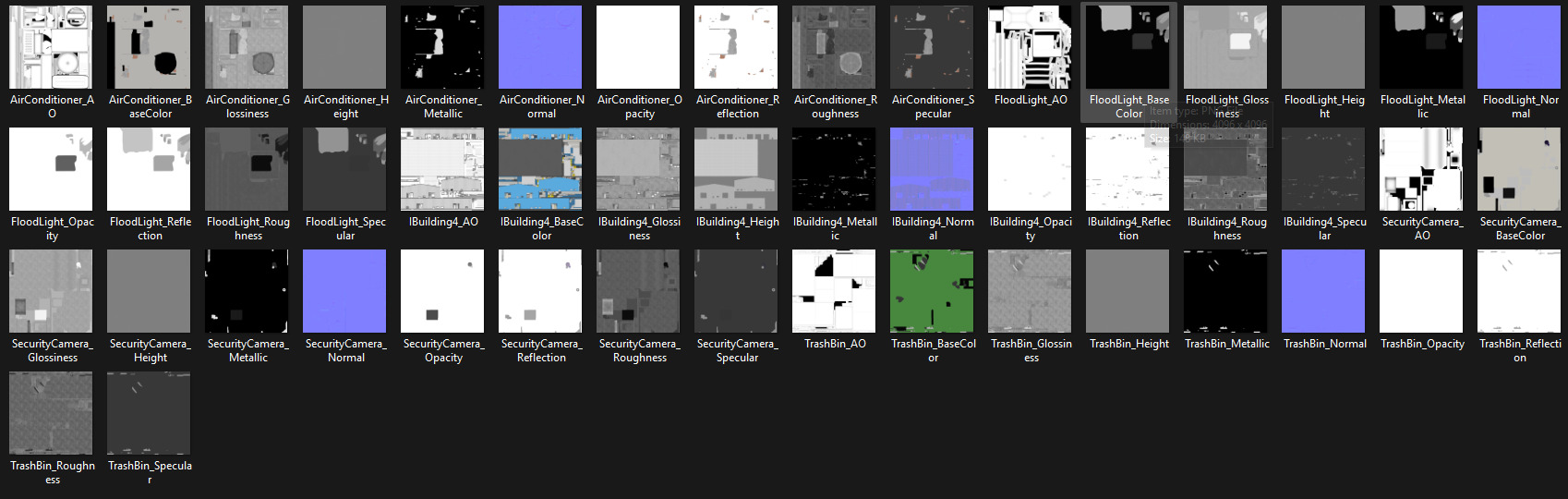 Industrial Building 4 Low-poly 3D model_20