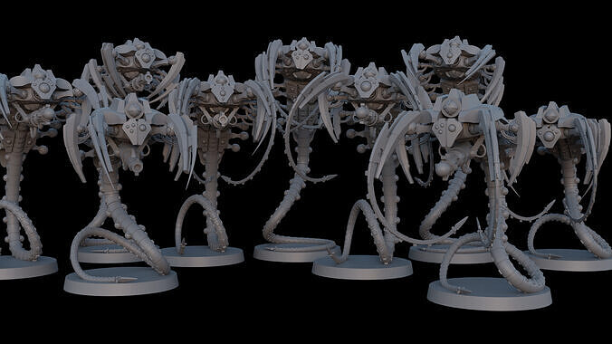 robot space bug 3D print model