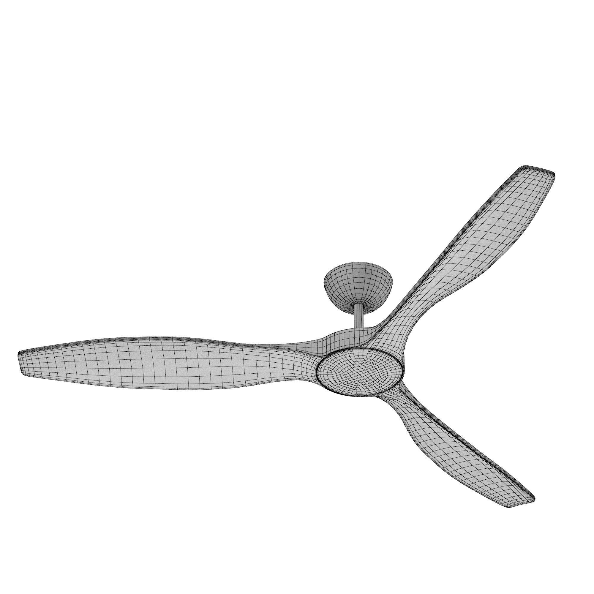 FLUME CEILING FAN WHITE 60 3D model_4
