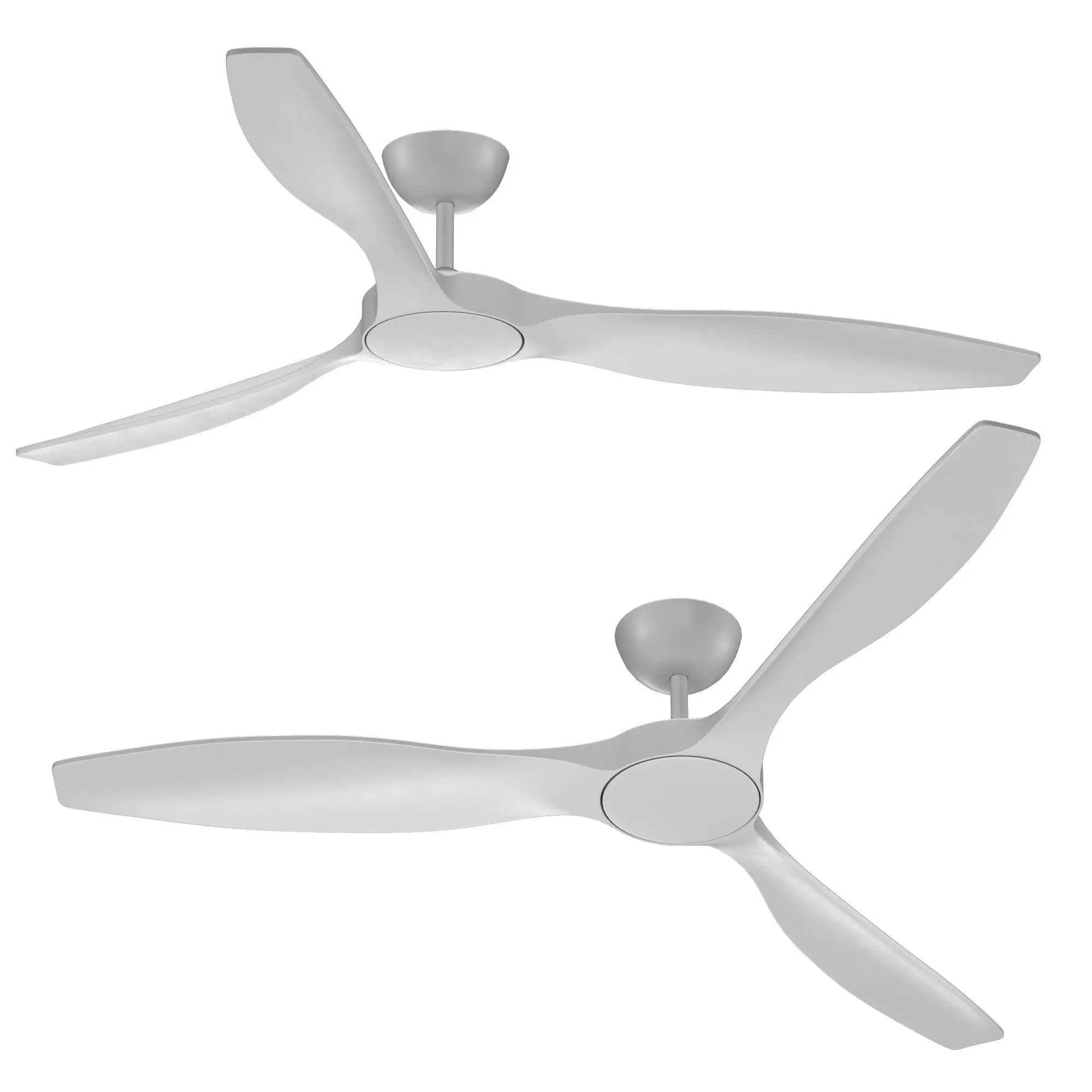FLUME CEILING FAN WHITE 60 3D model_0