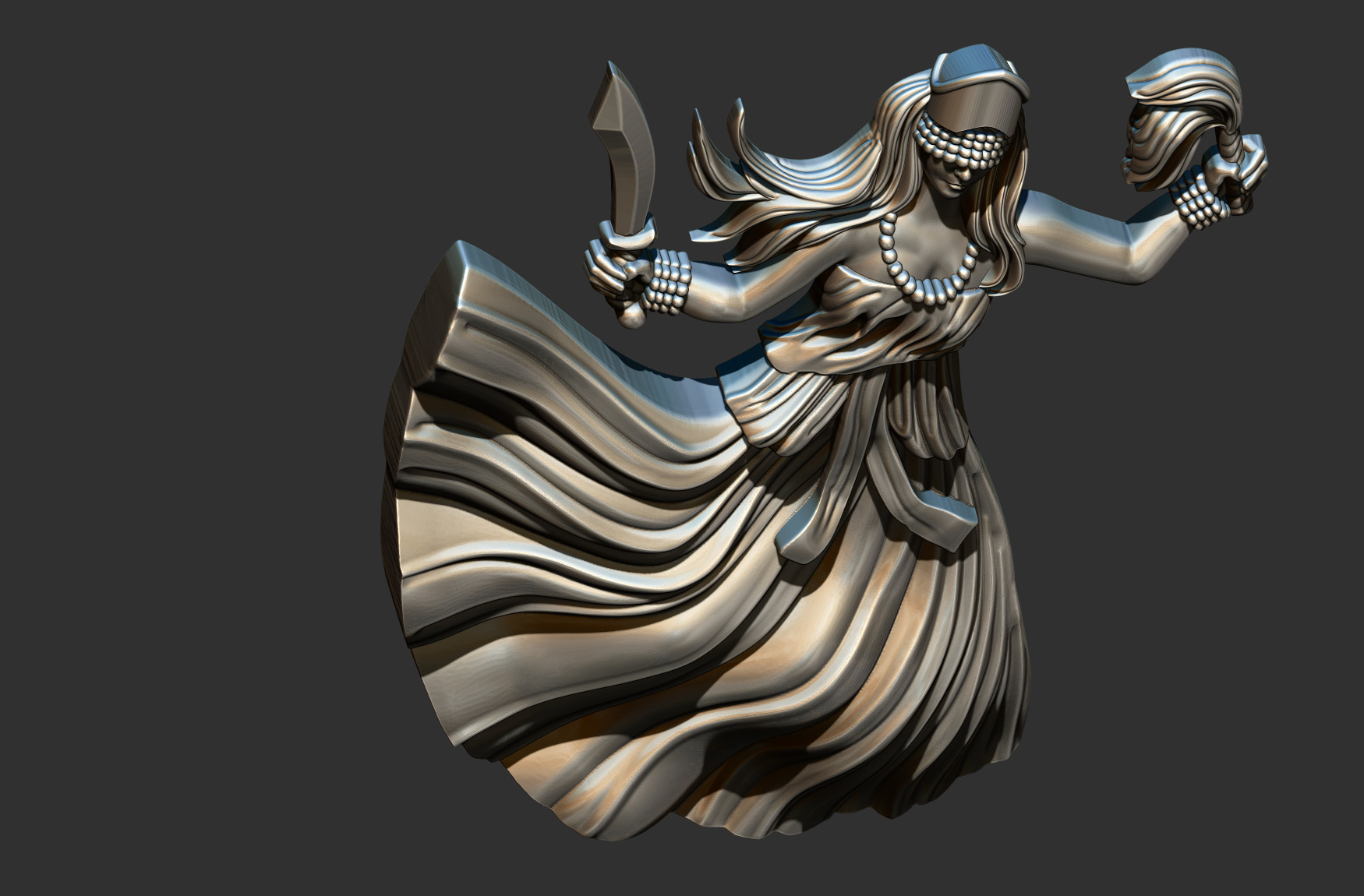 Iansa - Orixa Relief 3D print model_9