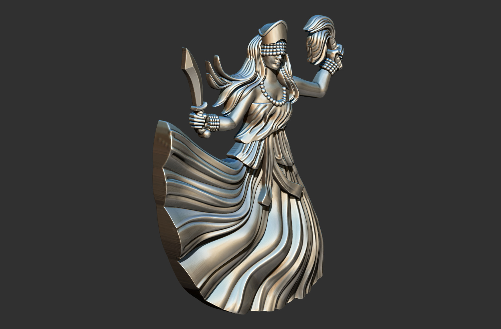 Iansa - Orixa Relief 3D print model_2