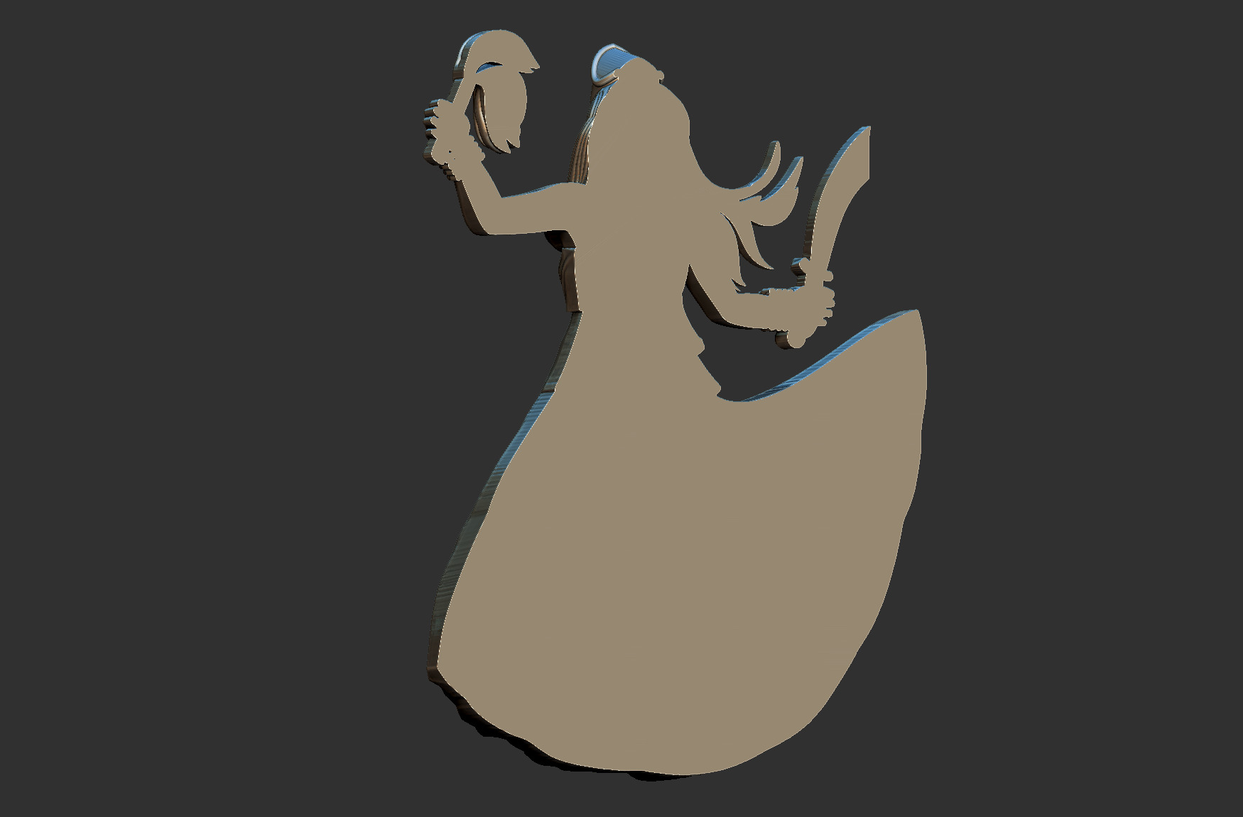 Iansa - Orixa Relief 3D print model_5