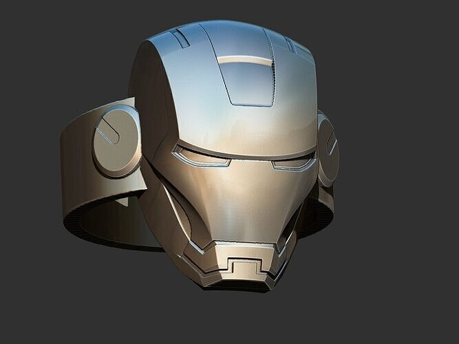Iron Man ring - homem de Ferro 3D print model