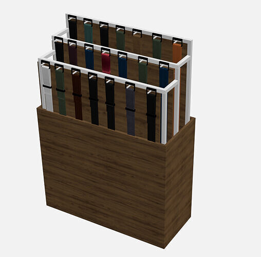 BELT ORGANIZER 3D MODEL Free 3D model