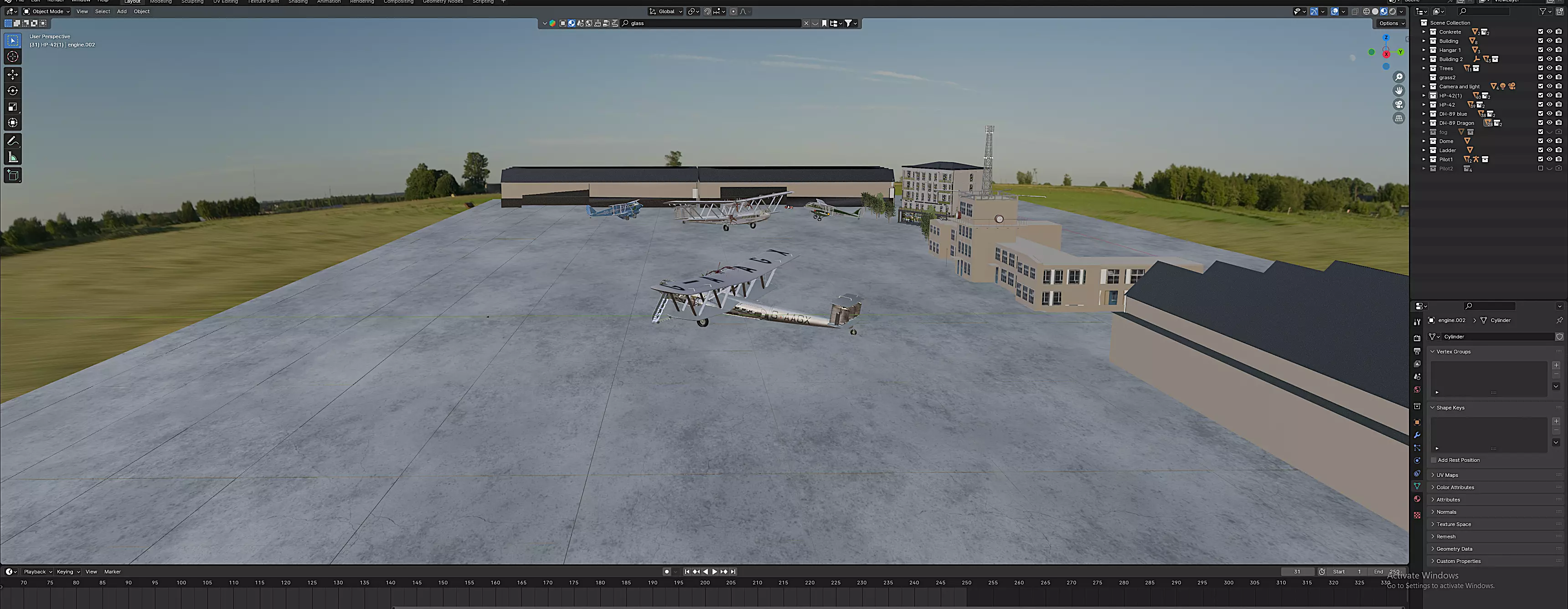 Airport Croydon Free 3D model