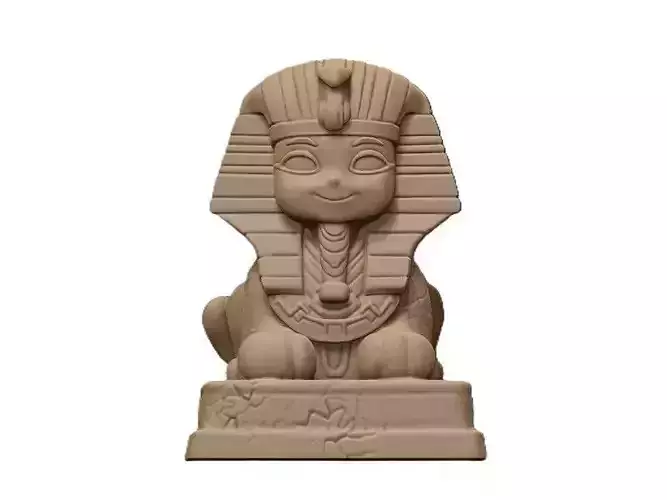 Cute Egyptian sphinx