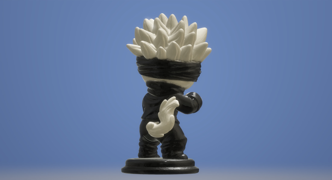 Satoru Gojo gatito 3D print model_6