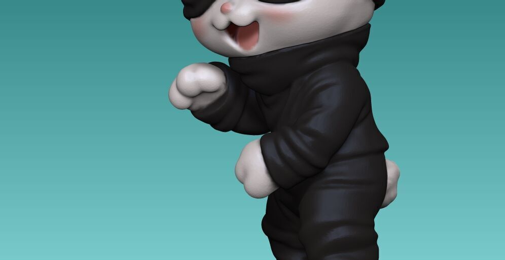 Satoru Gojo gatito 3D print model_8