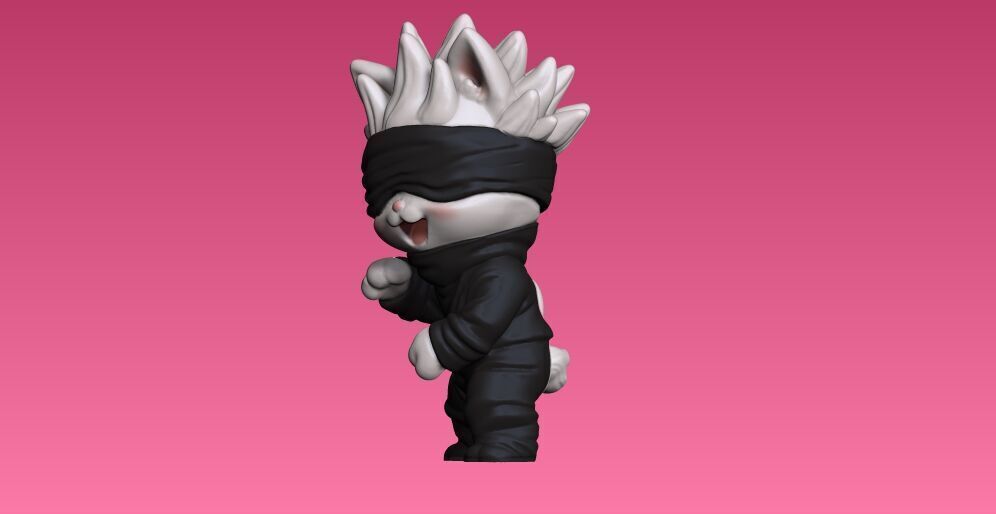 Satoru Gojo gatito 3D print model_1
