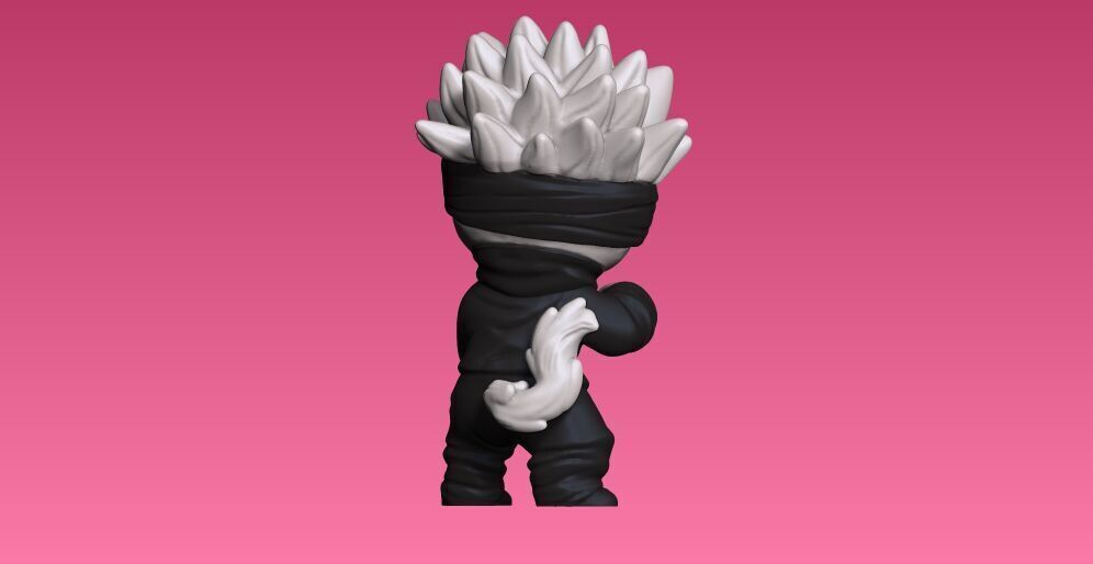 Satoru Gojo gatito 3D print model_2