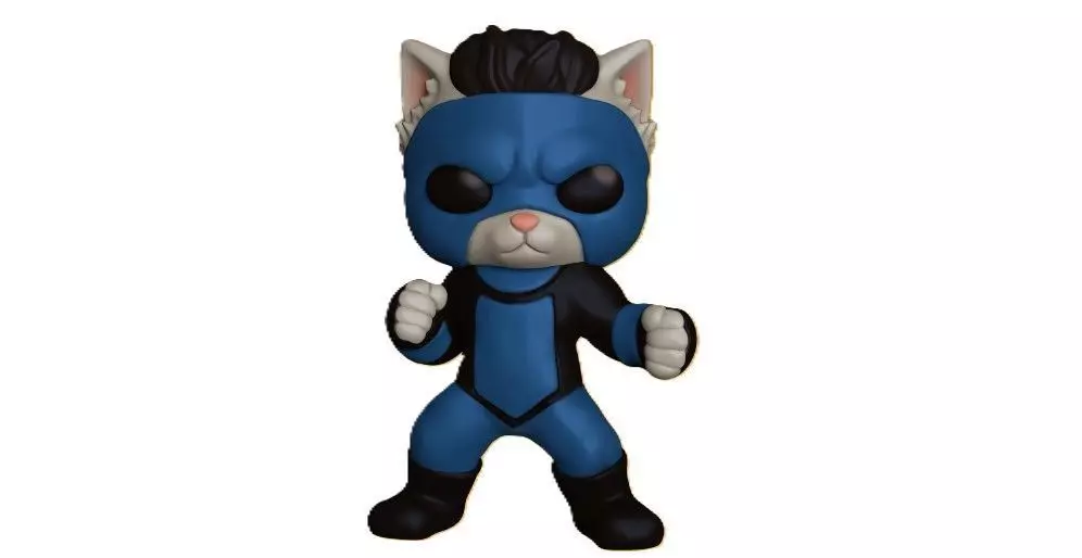 Invencible kitten - decorative figure 3D print model_0