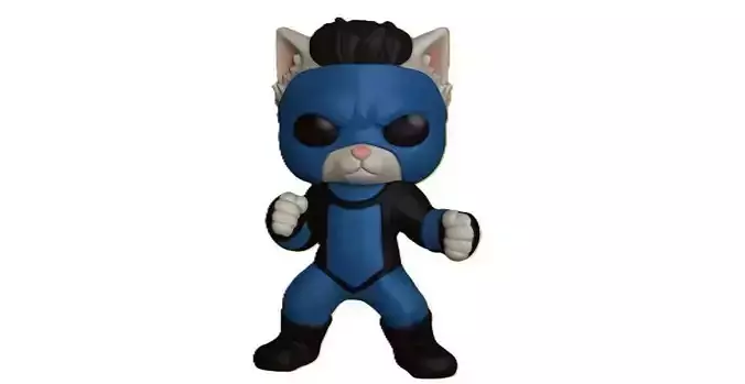 Invencible kitten - decorative figure