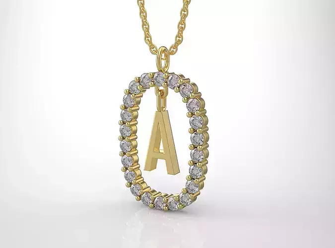 Pendant Letter A