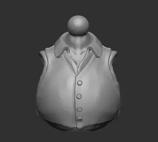 Dwarf Vest Fat Torso for Mythic Legions