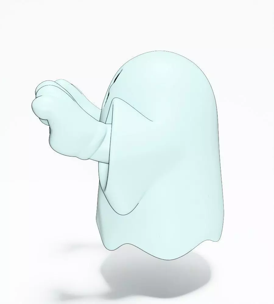 Lil Ghosty toy 3D print model_6