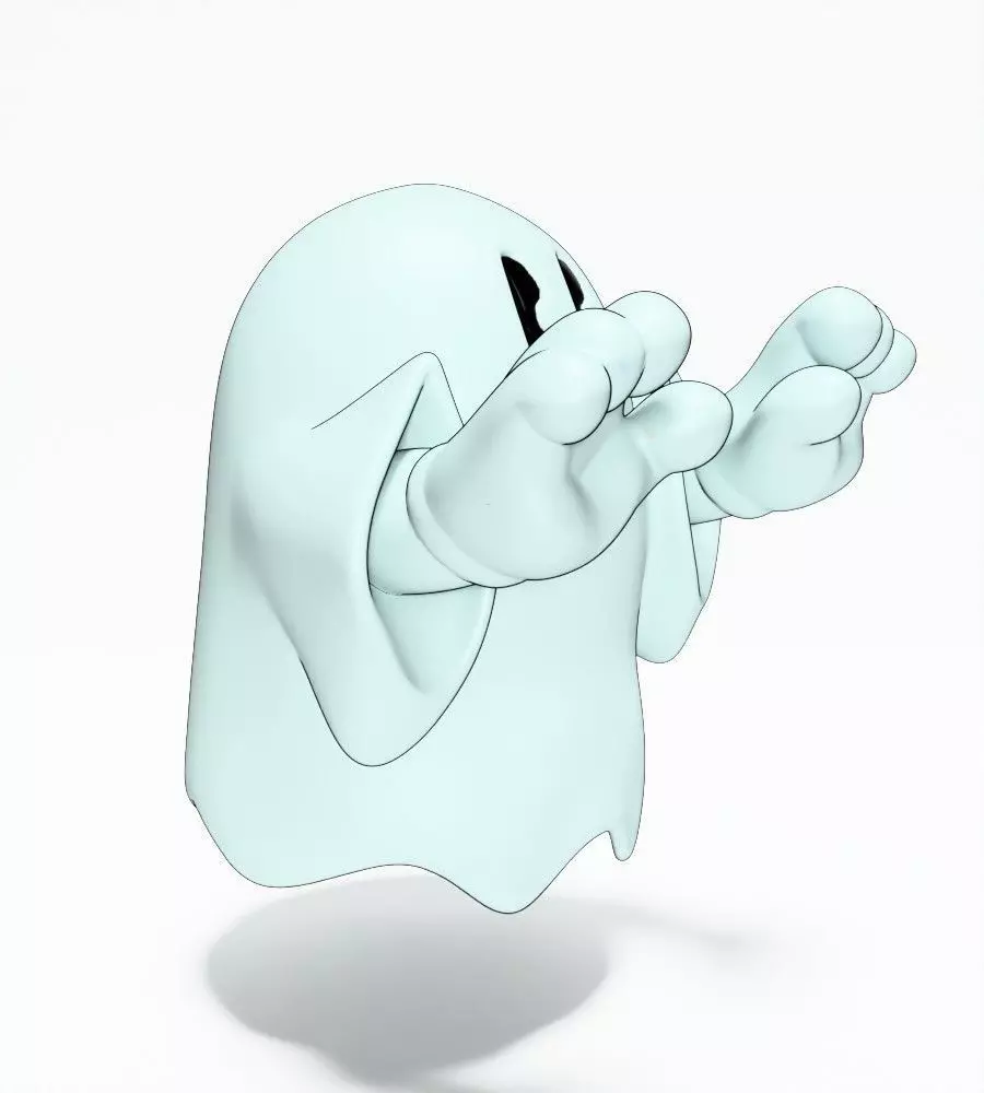 Lil Ghosty toy 3D print model_19