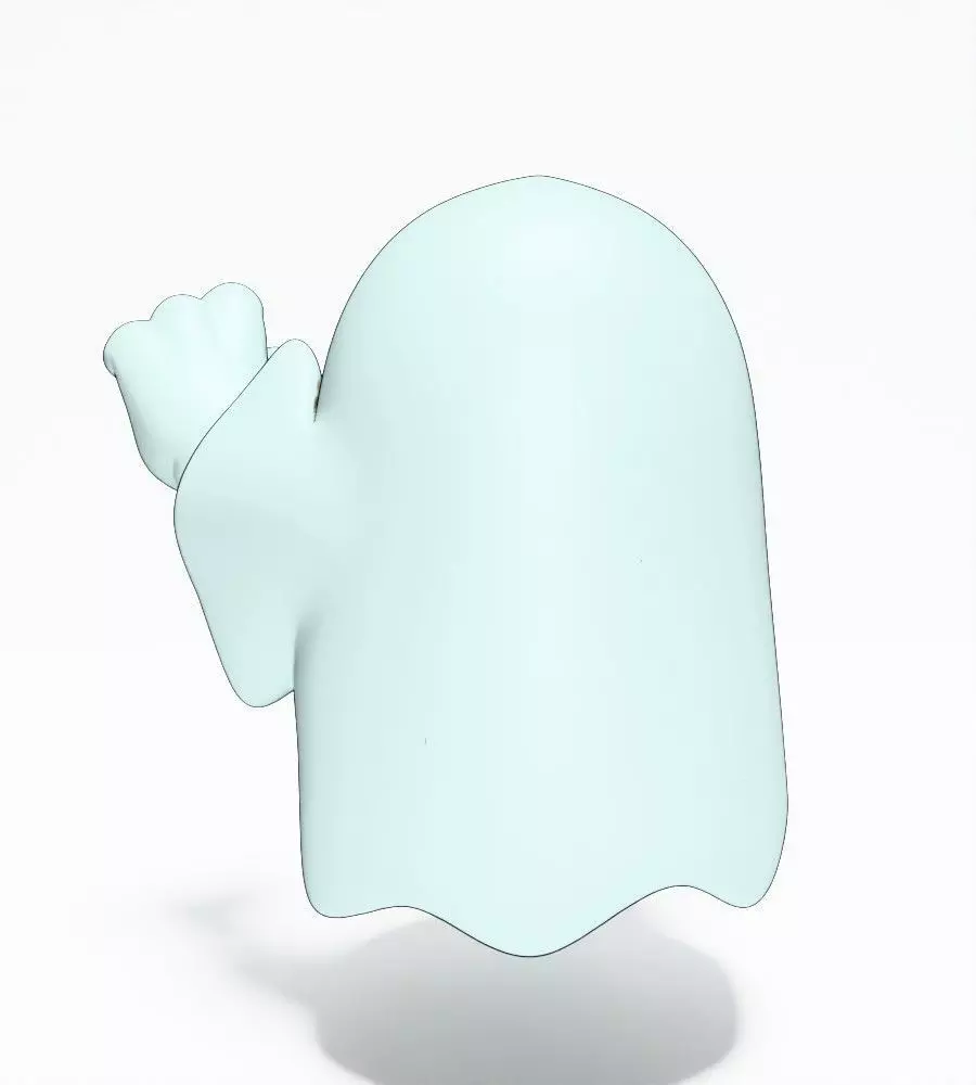 Lil Ghosty toy 3D print model_10
