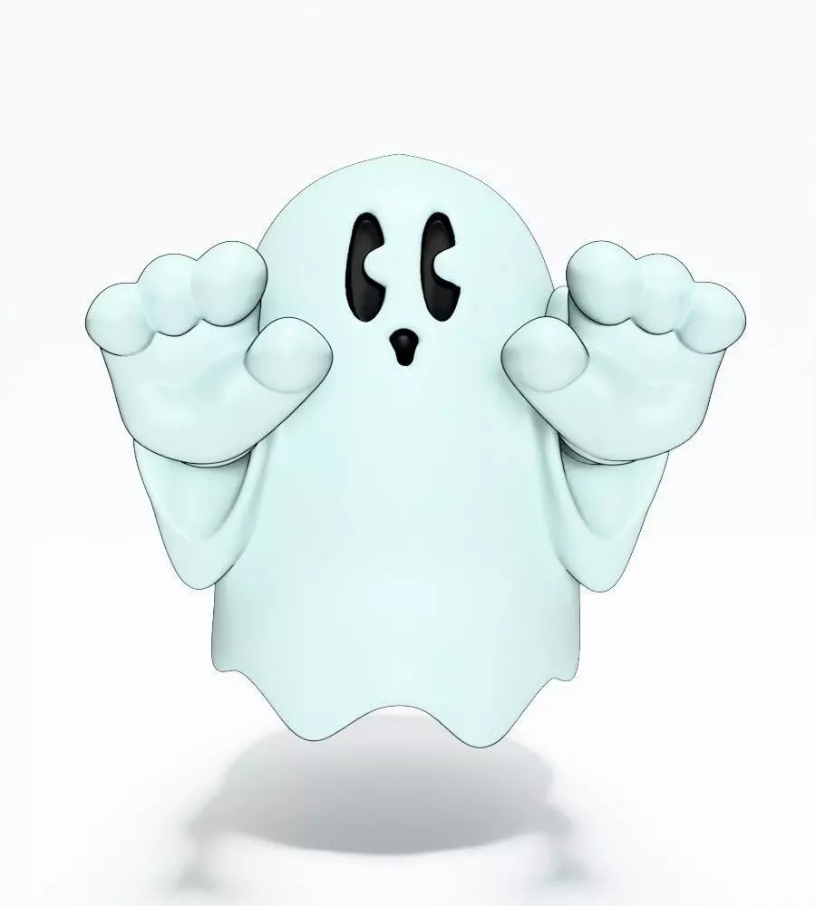 Lil Ghosty toy 3D print model_22