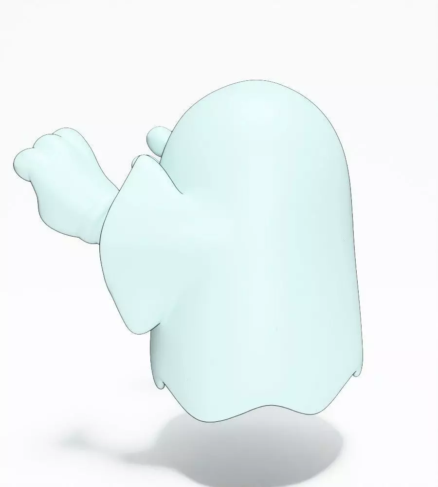 Lil Ghosty toy 3D print model_8