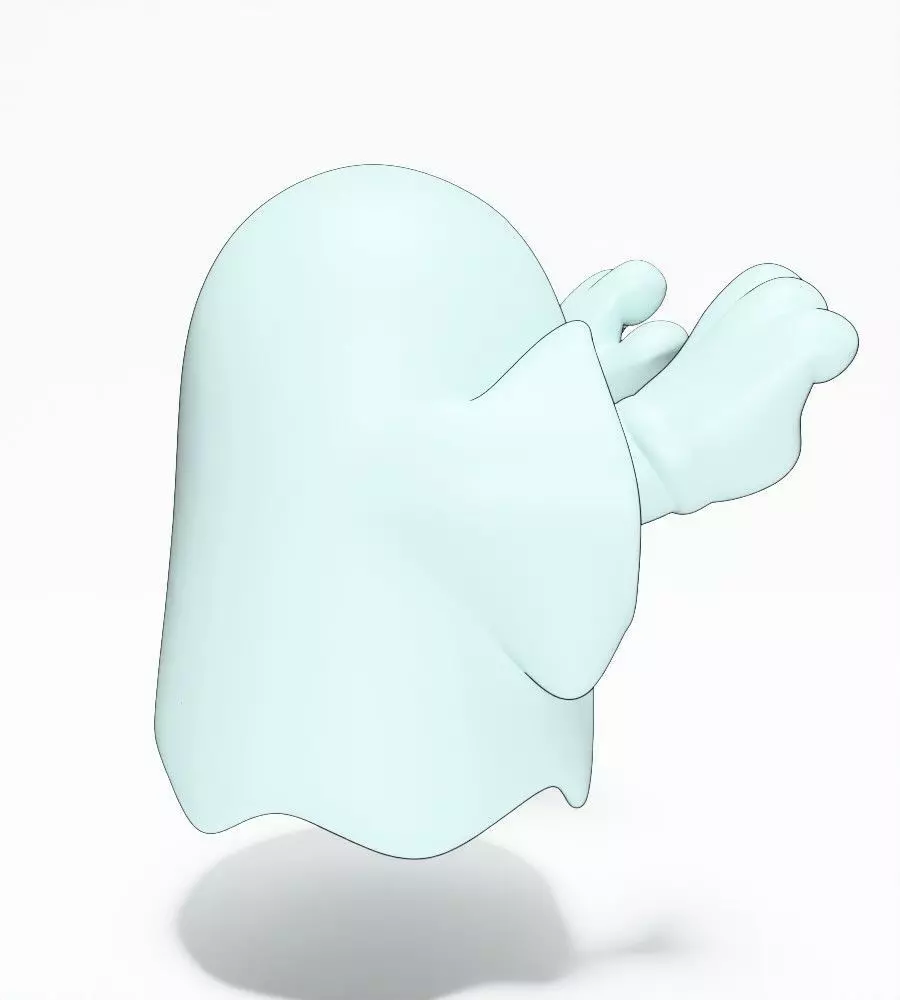 Lil Ghosty toy 3D print model_16