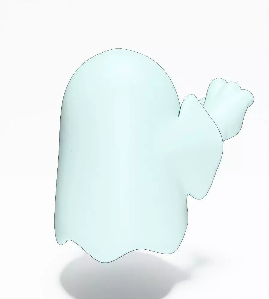Lil Ghosty toy 3D print model_14