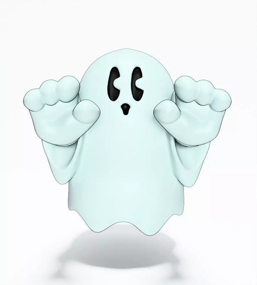 Lil Ghosty toy 3D print model_1