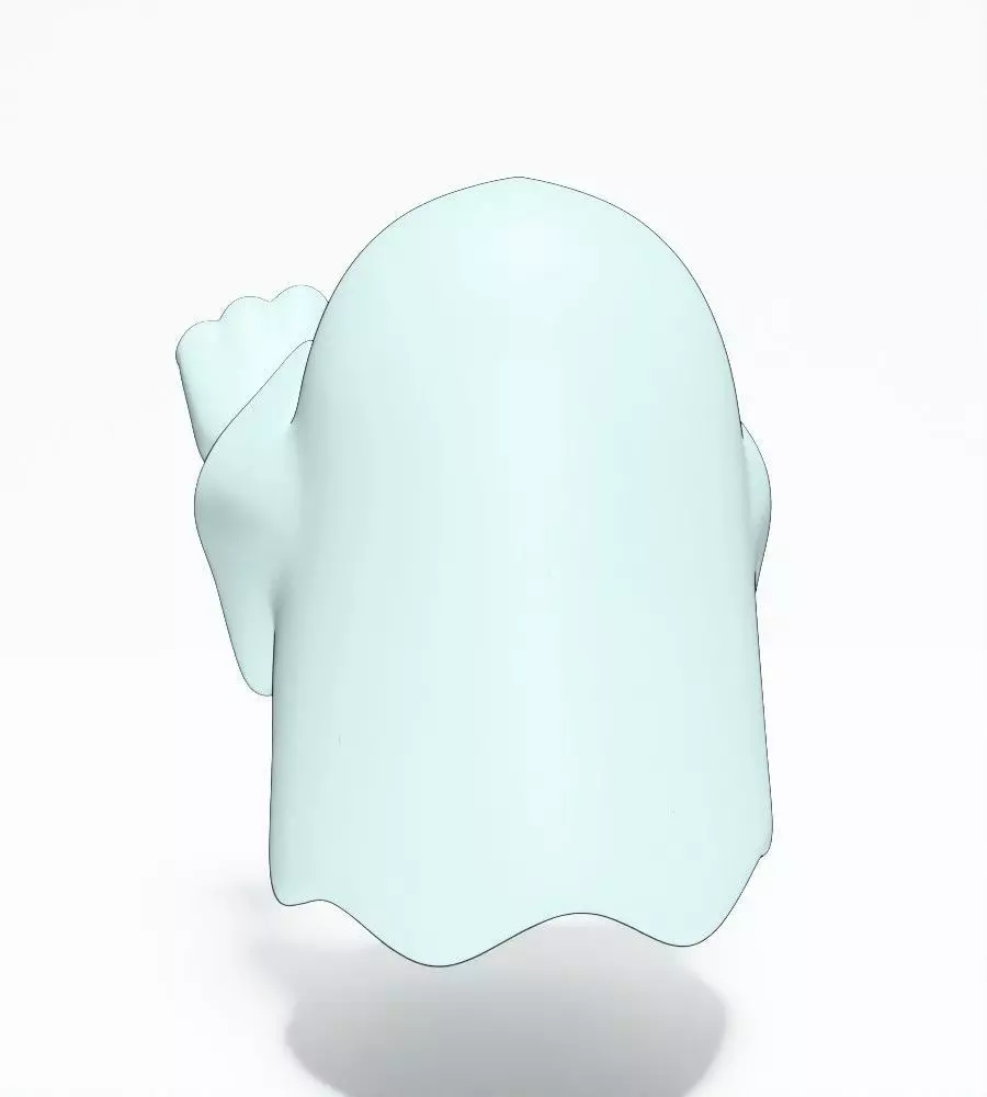 Lil Ghosty toy 3D print model_11