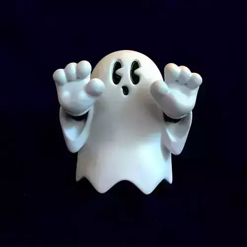 Lil Ghosty toy 3D print model