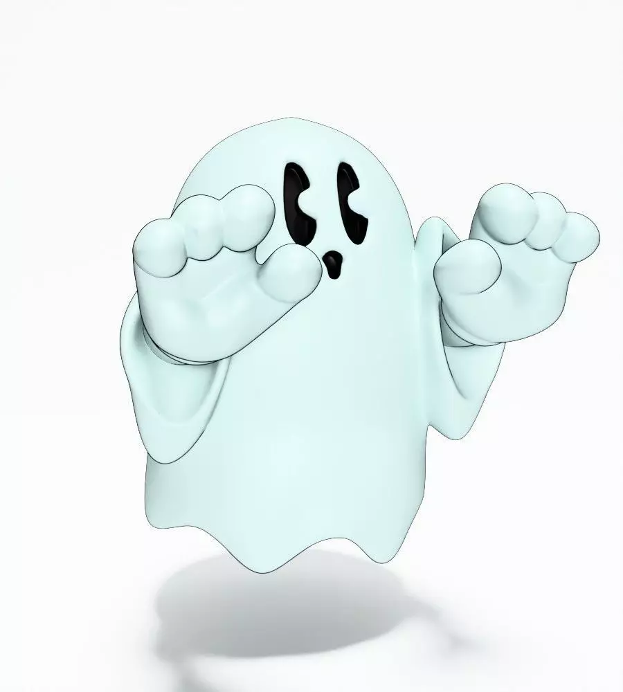 Lil Ghosty toy 3D print model_21