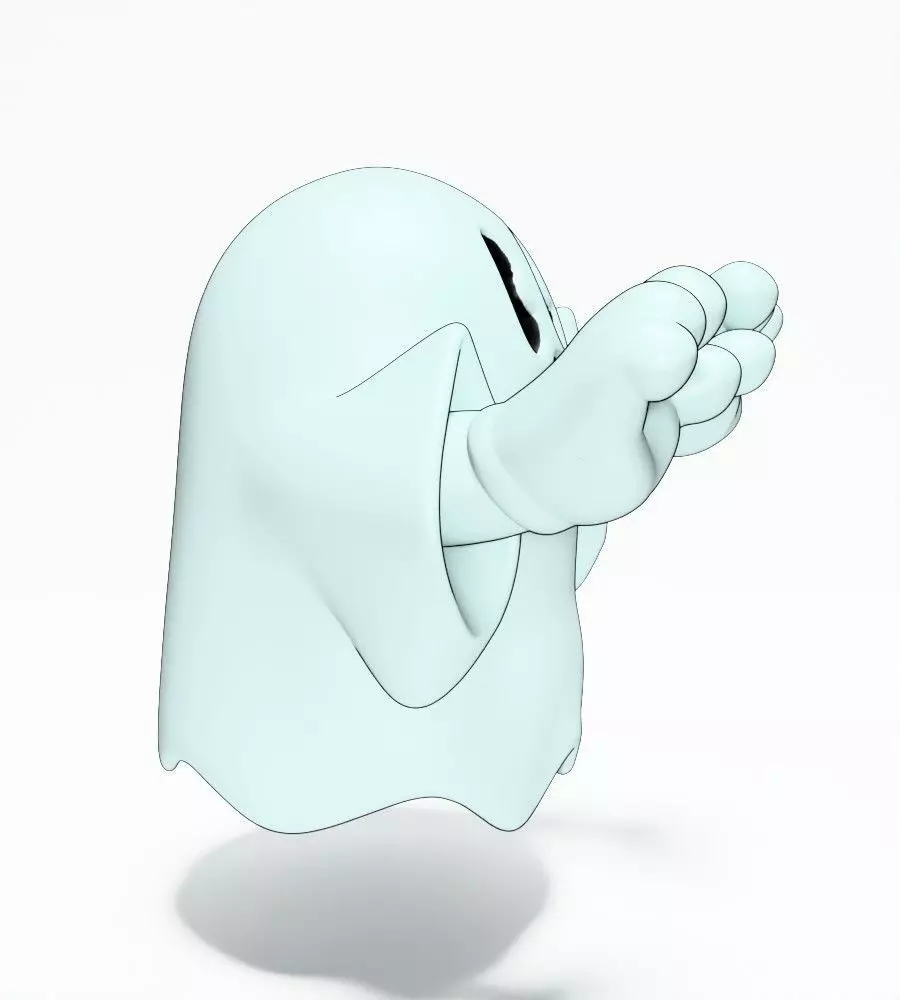 Lil Ghosty toy 3D print model_18