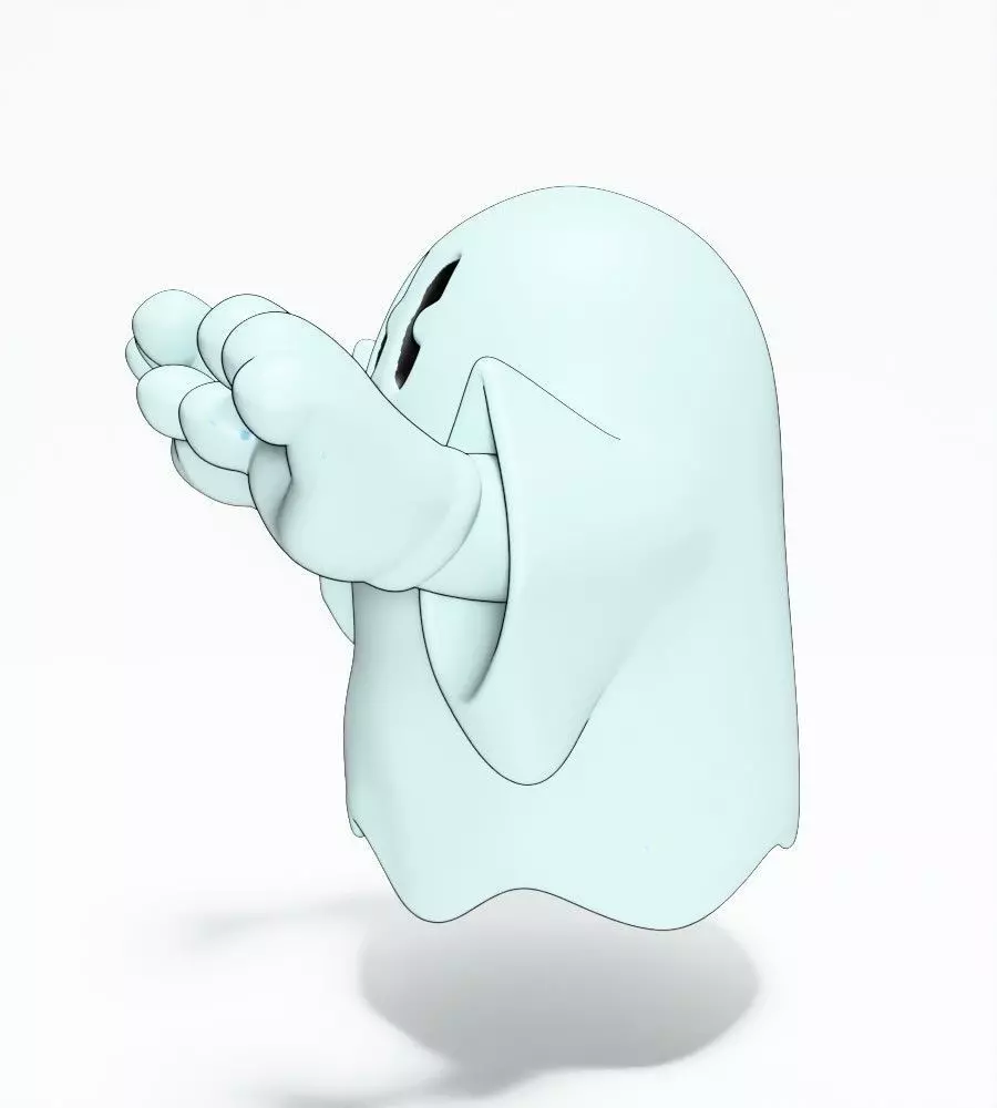 Lil Ghosty toy 3D print model_5