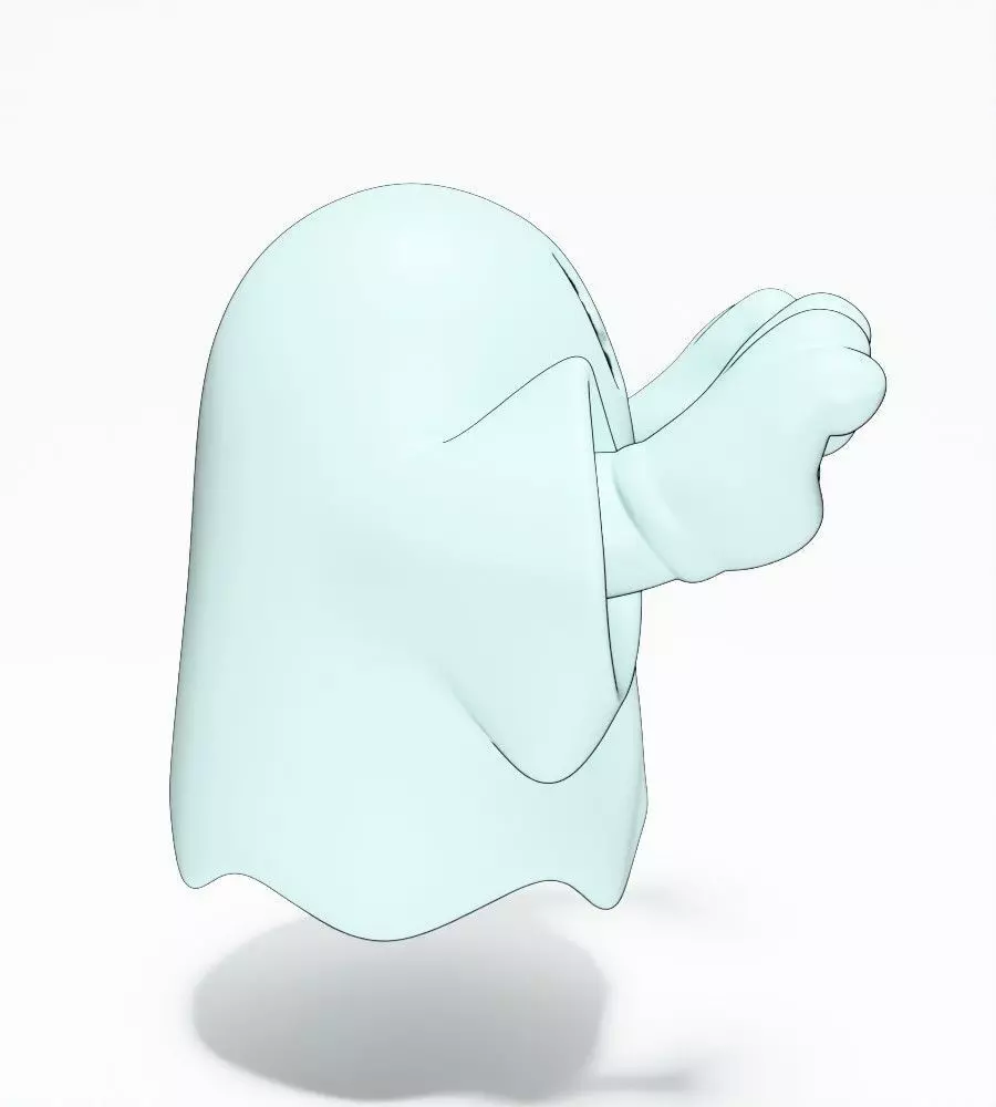 Lil Ghosty toy 3D print model_17