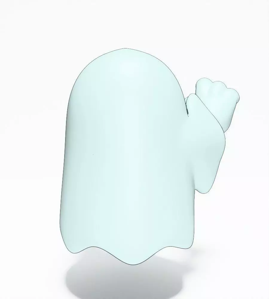 Lil Ghosty toy 3D print model_13