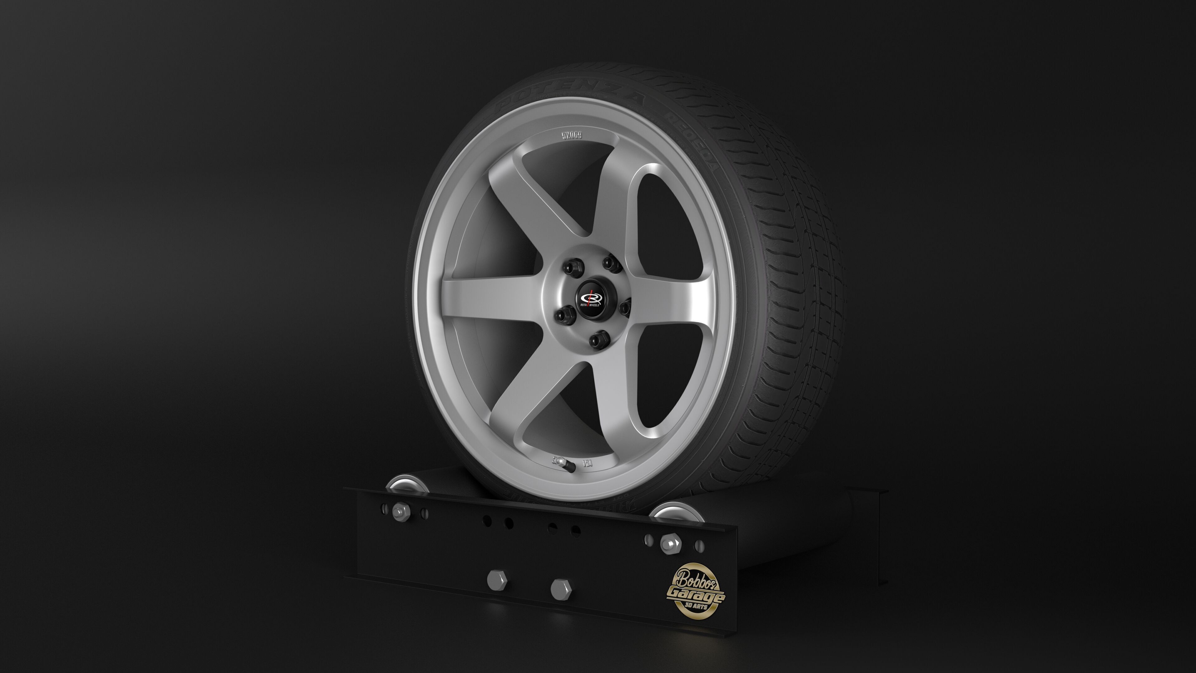 ROTA GRID R Low-poly 3D model_4