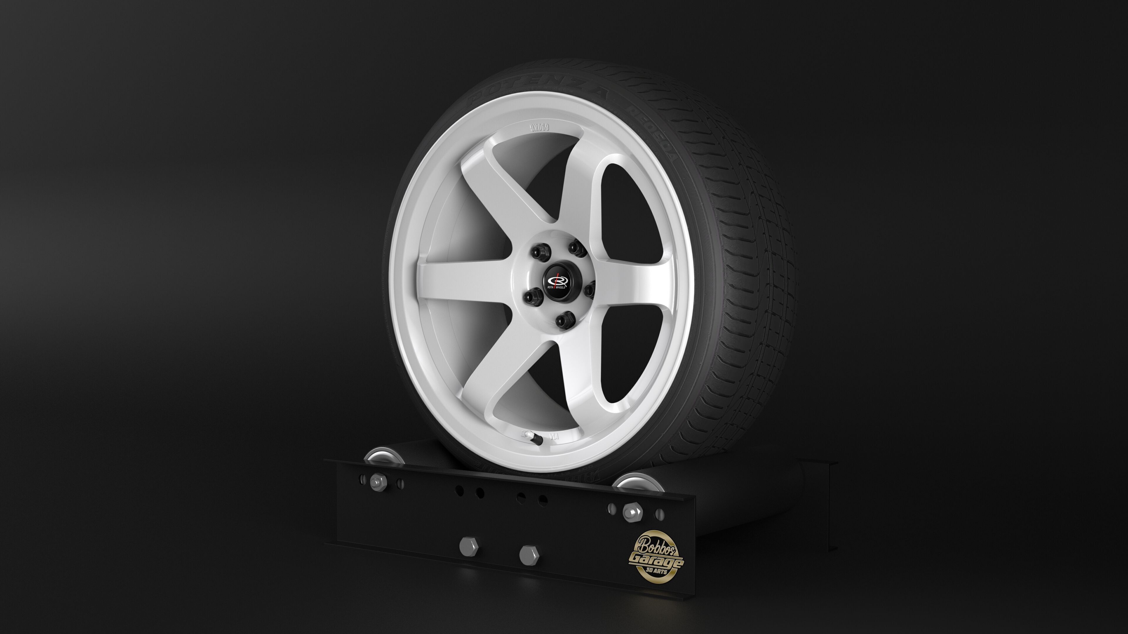 ROTA GRID R Low-poly 3D model_1