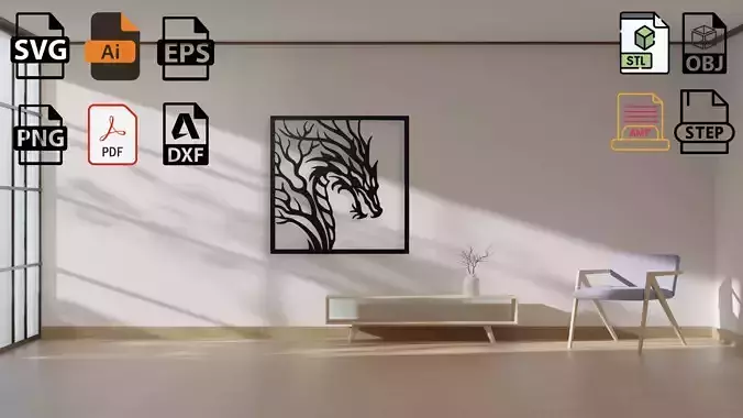 Dragon Tree Wall Art