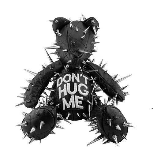 Teddy Bear Punk Dont Huge Me toy 3D print model