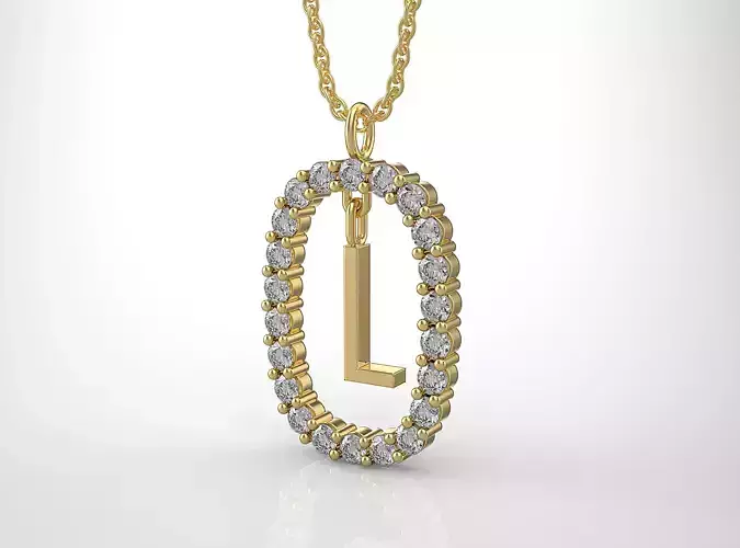Pendant Letter L