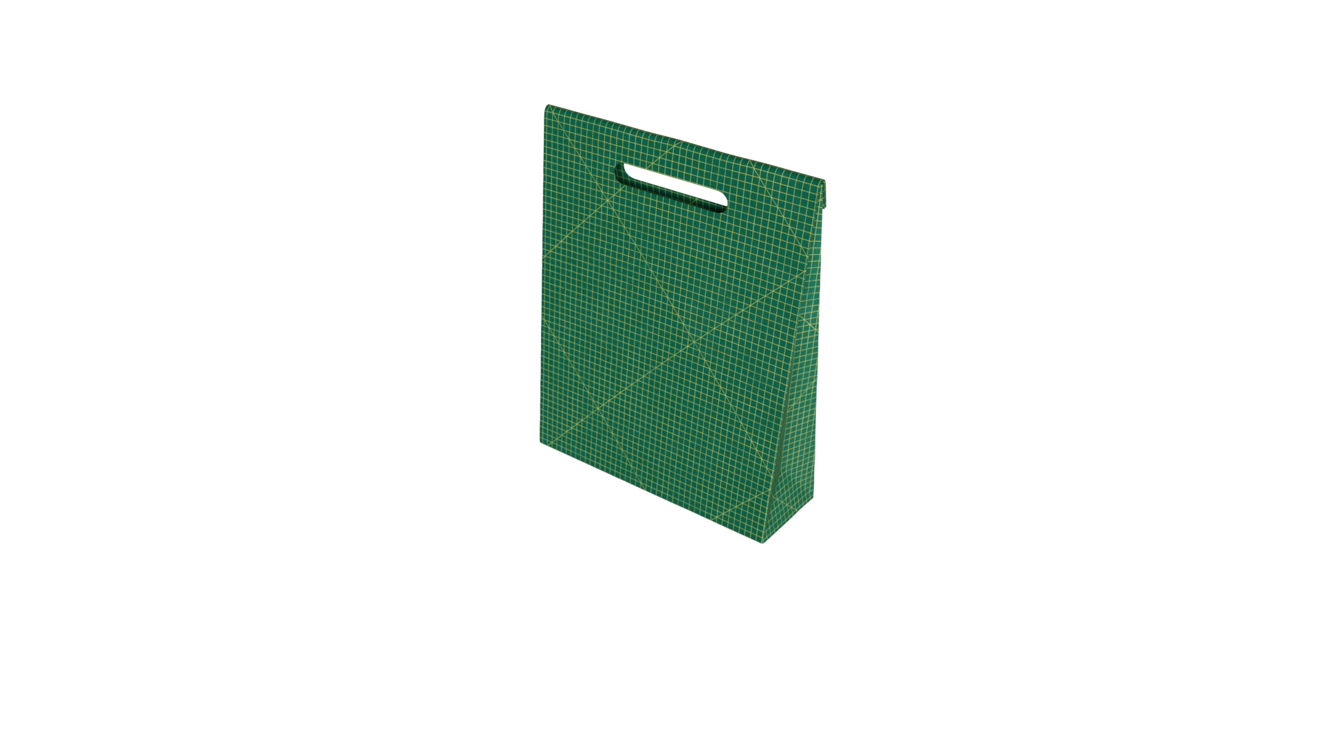 Paper Shopping Bag 3D model_5