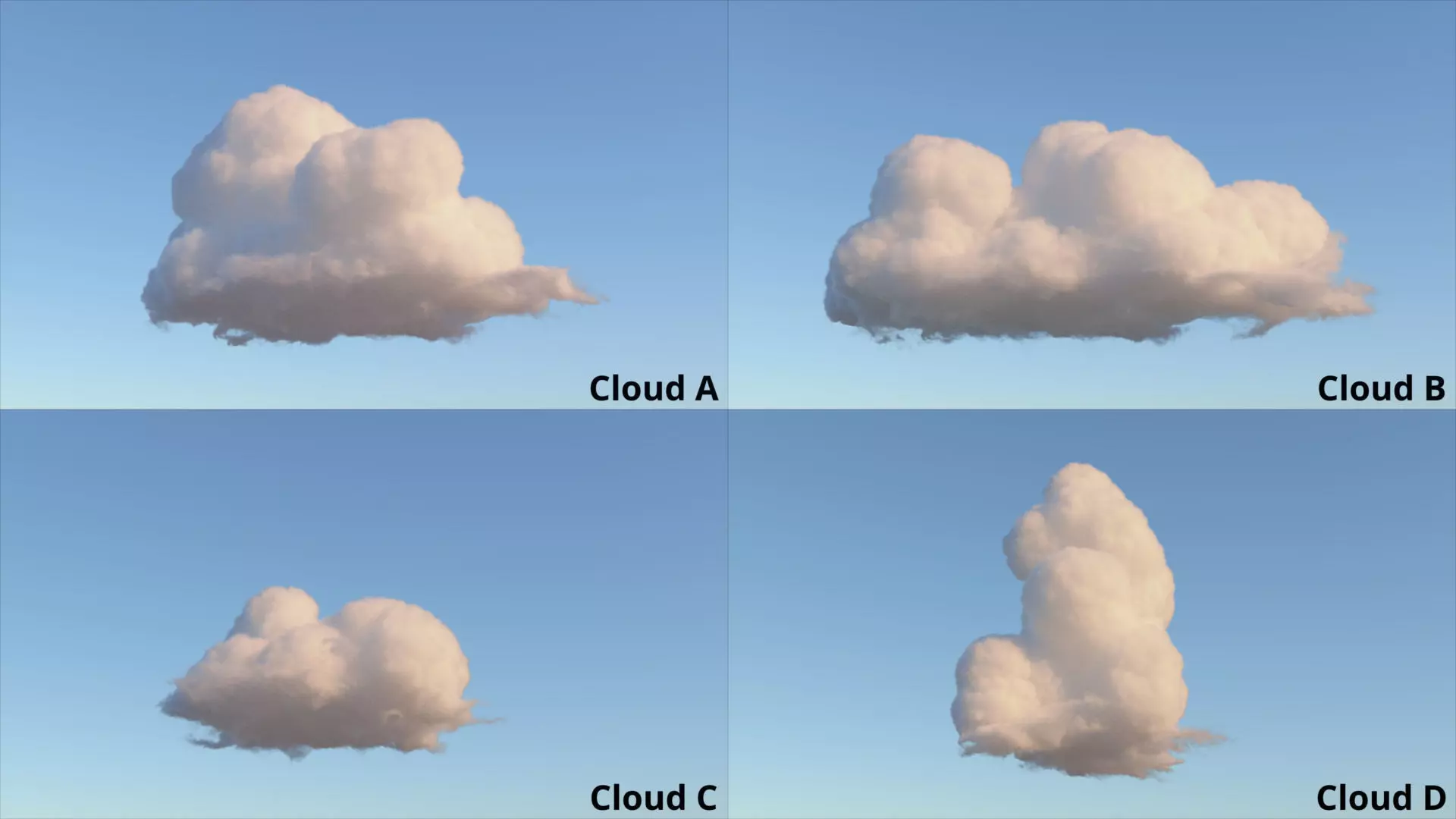 Volumetric clouds VDB Pack B 3D model