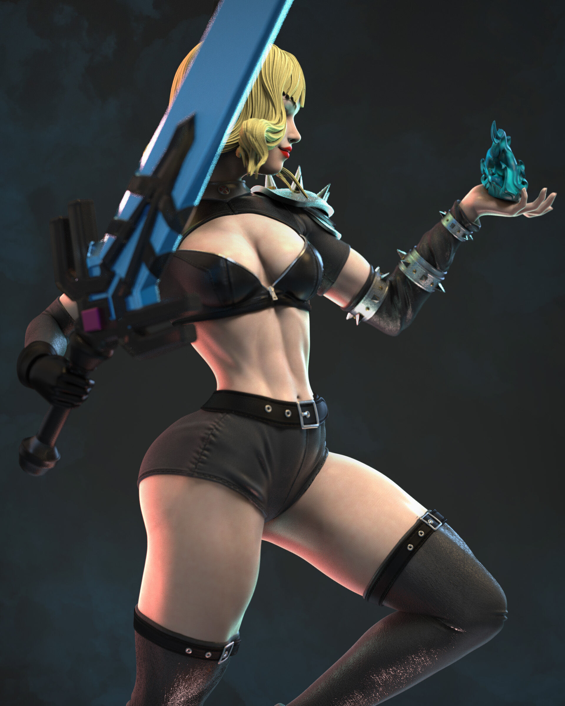 Magik Xmen 3D print model_4