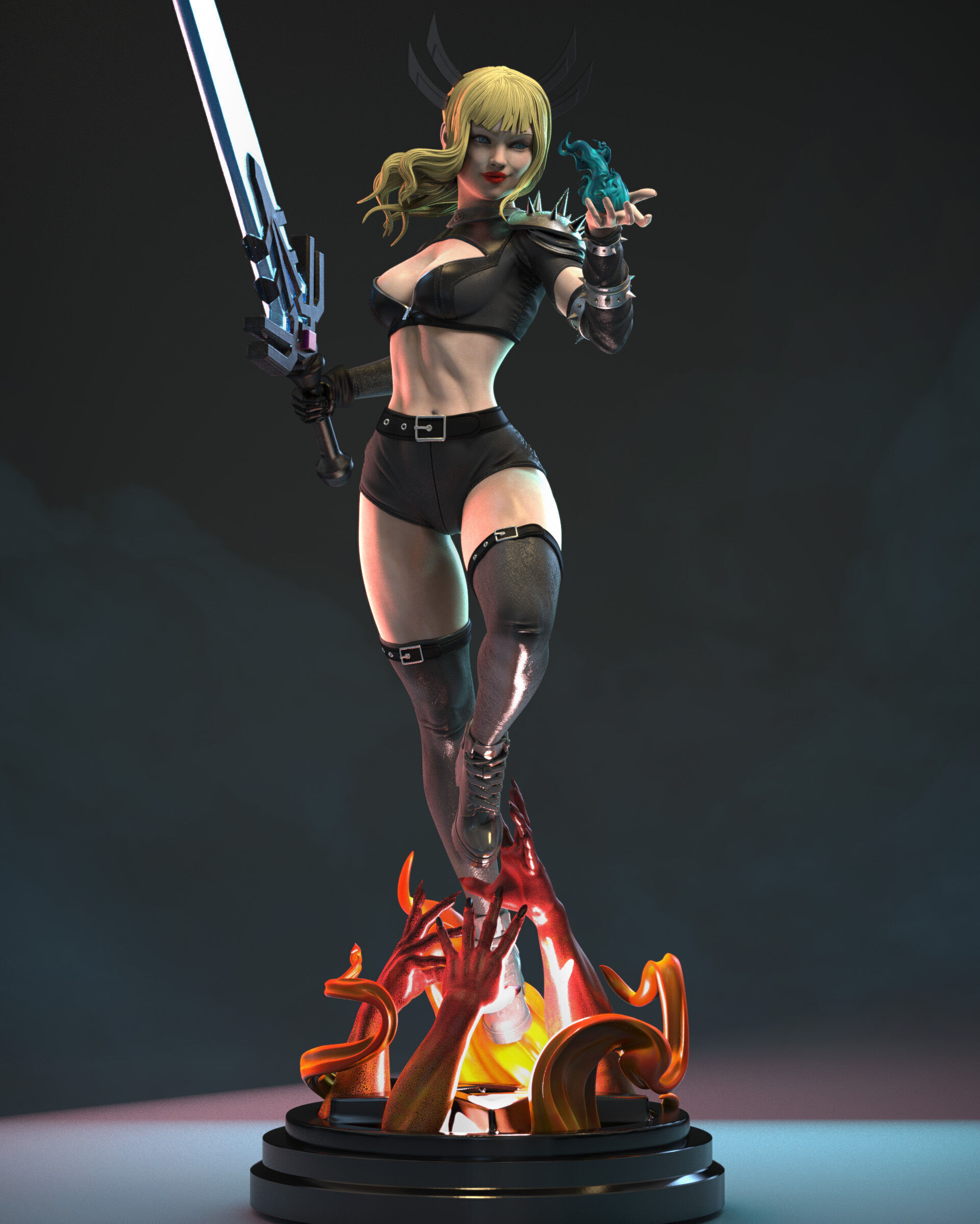 Magik Xmen 3D print model_1