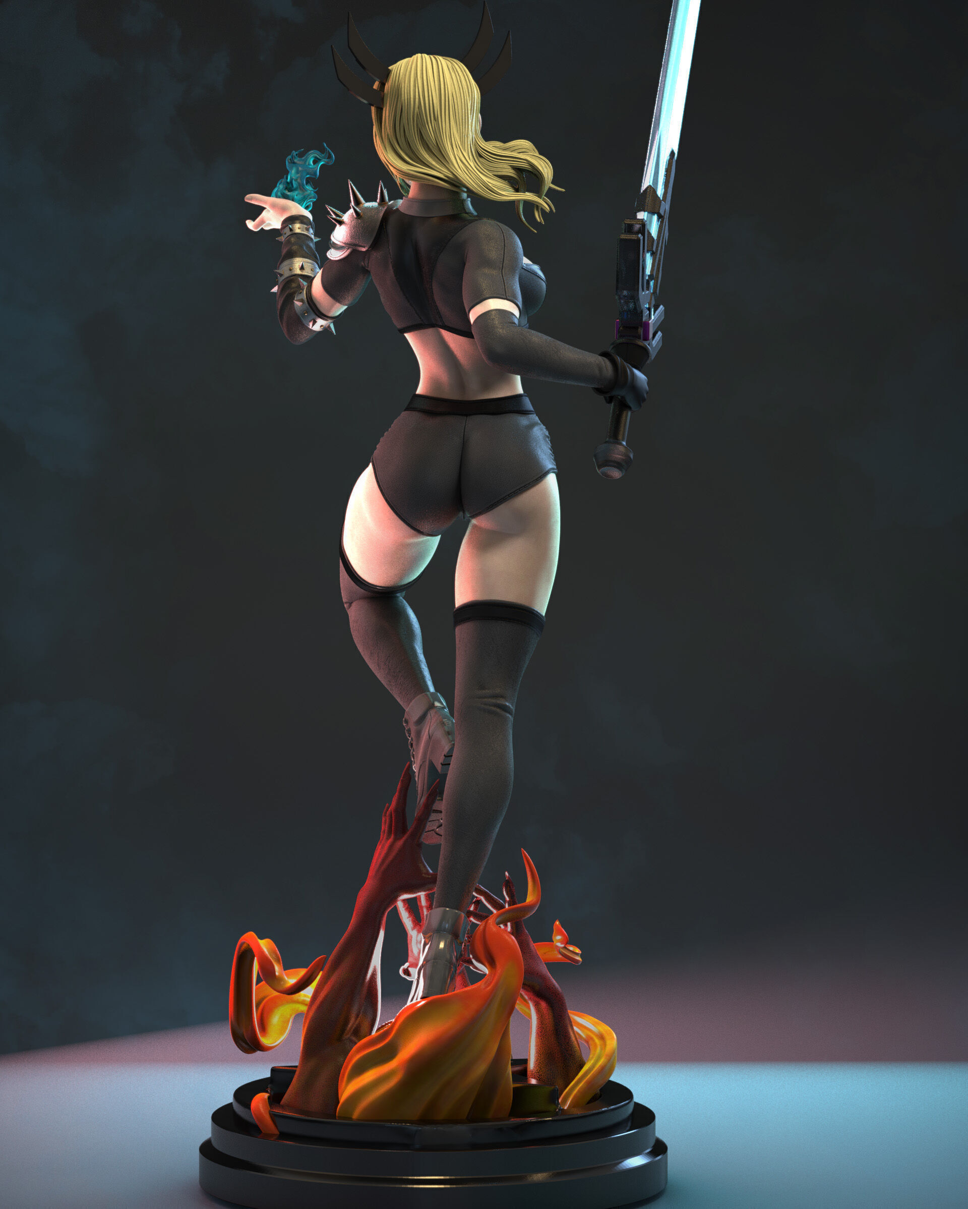 Magik Xmen 3D print model_3
