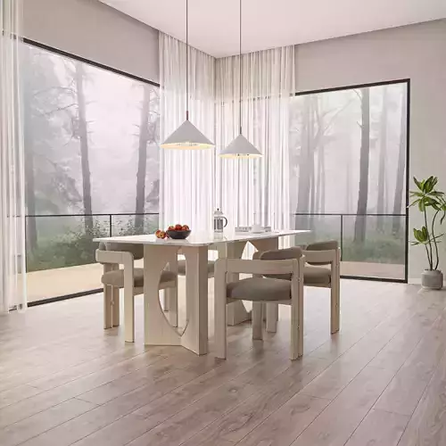 Classic Dining Room 3D Scene 3ds Max Corona Renderer 10 3D model
