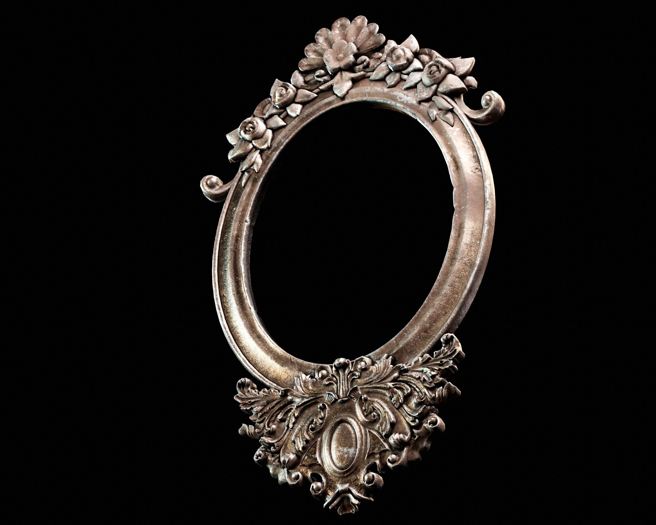 Ornamental Mirrors Low-poly 3D model_12