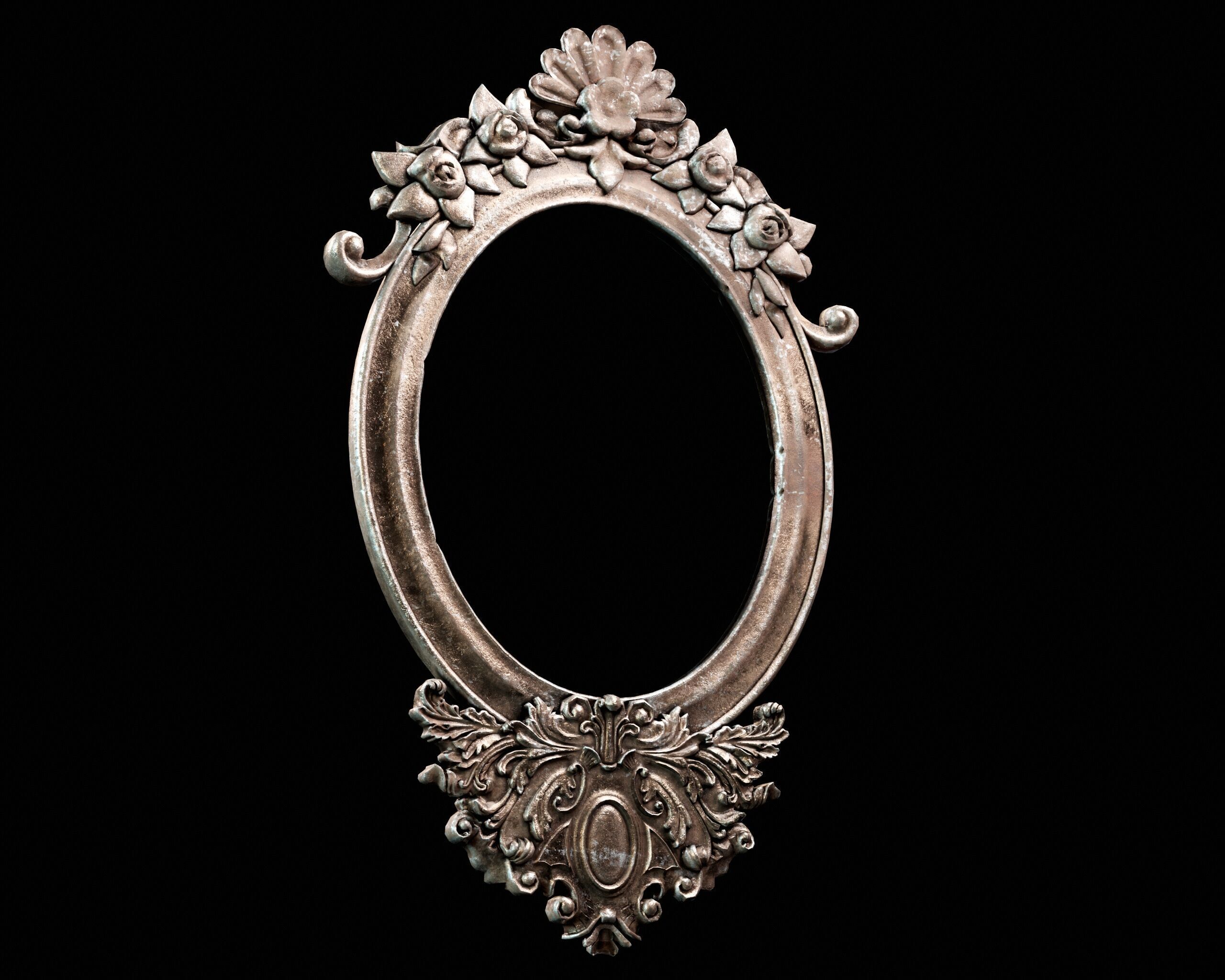 Ornamental Mirrors Low-poly 3D model_10