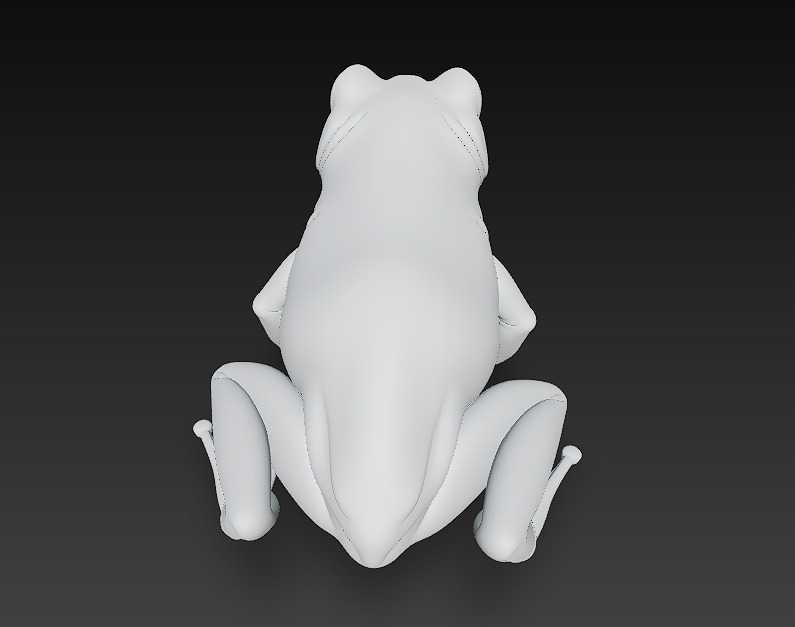 Frog  Poisonous Realistic 3D Model Basic - Low Poly Realistic Low-poly 3D model_16