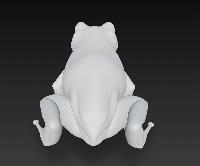 Frog  Poisonous Realistic 3D Model Basic - Low Poly Realistic Low-poly 3D model_22