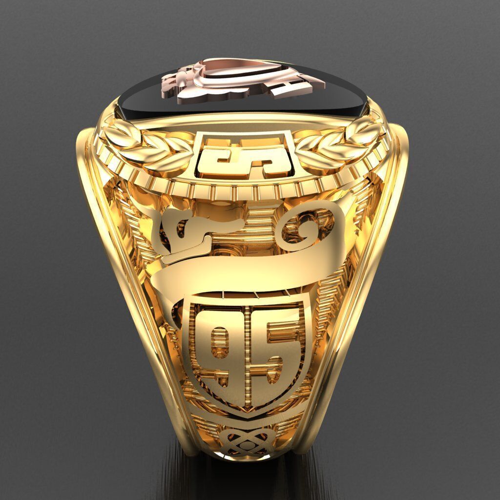 Modern Men Ring 3D CAD File 6MR099 3D print model_12